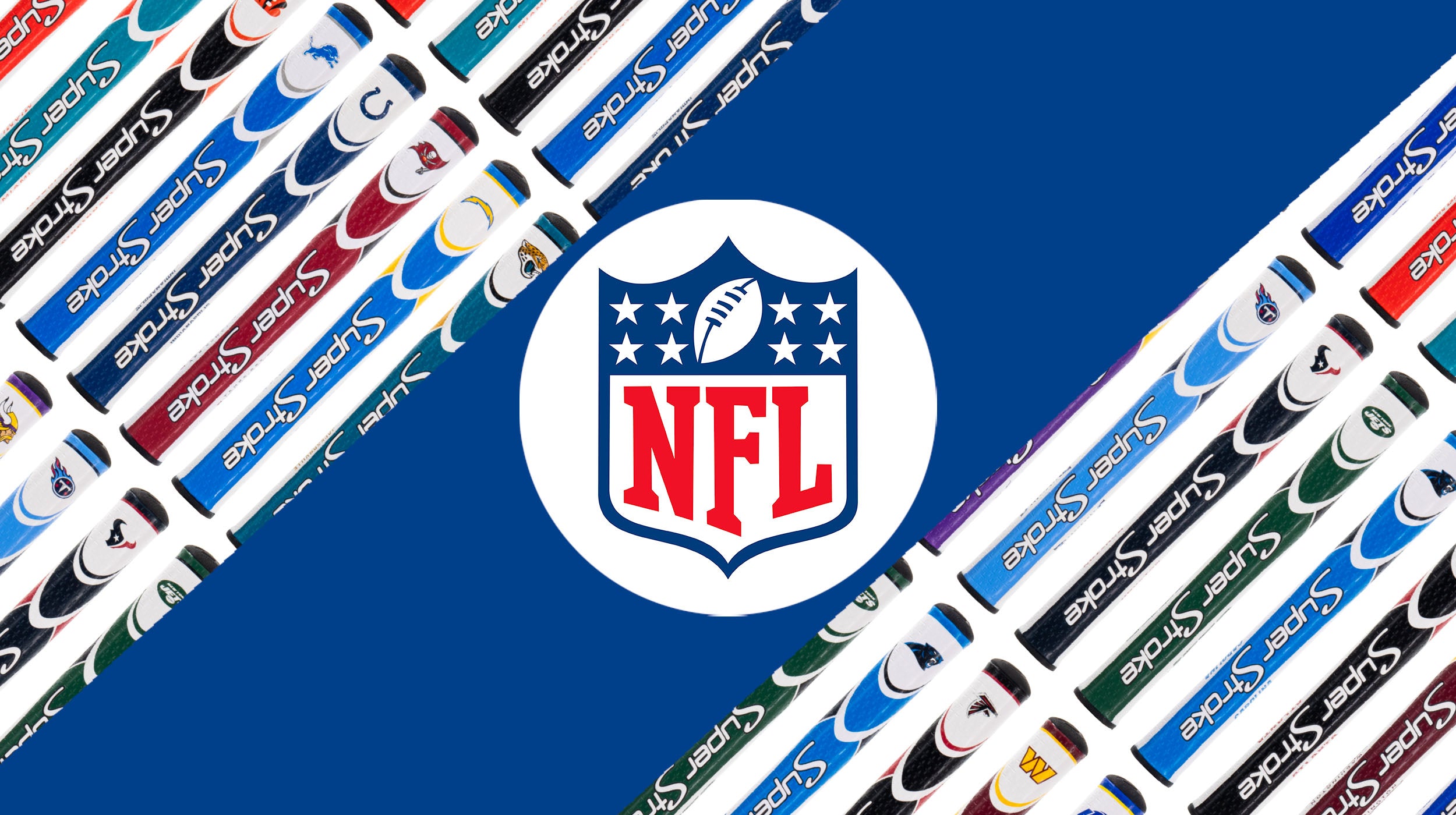SuperStroke Adds 18 New NFL Team Putter and Club Grips