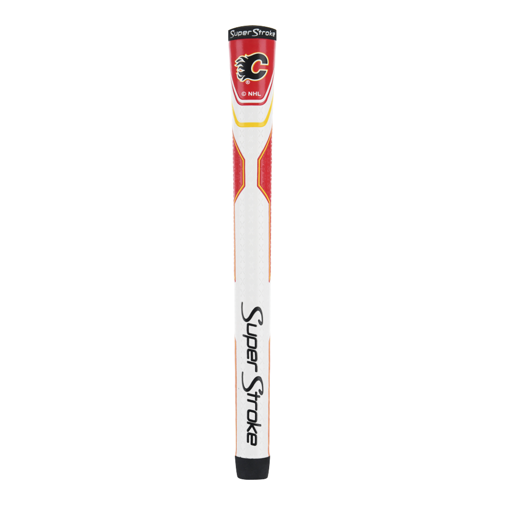 Golf Club Grip with Calgary Flames logo