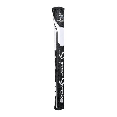 Traxion Pistol GT Tour Putter Grip - Gray and White