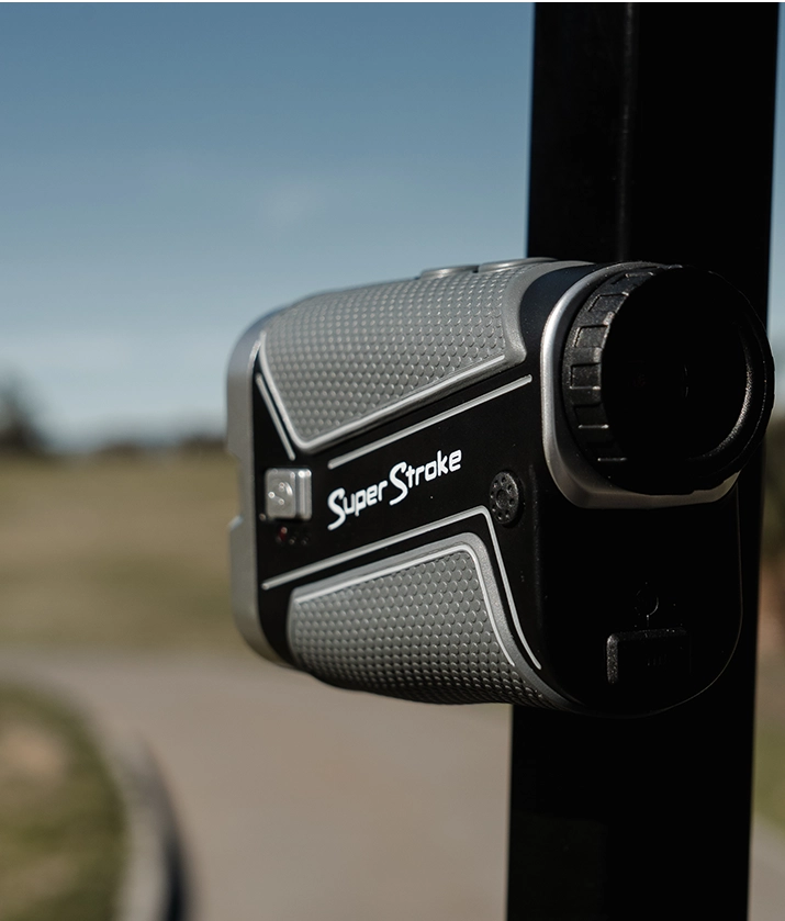 Range Finder on Side of Golf Cart