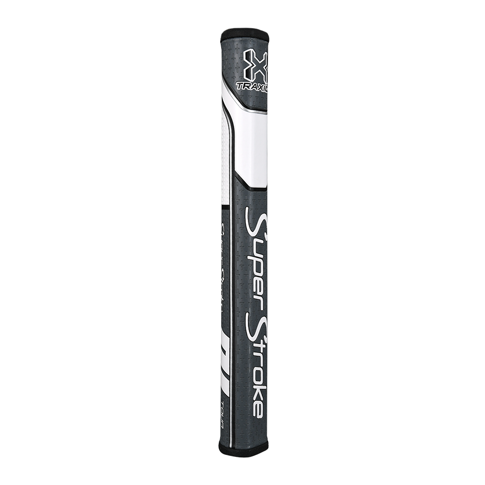 Traxion Tour 2.0 Putter Grip - Gray and White