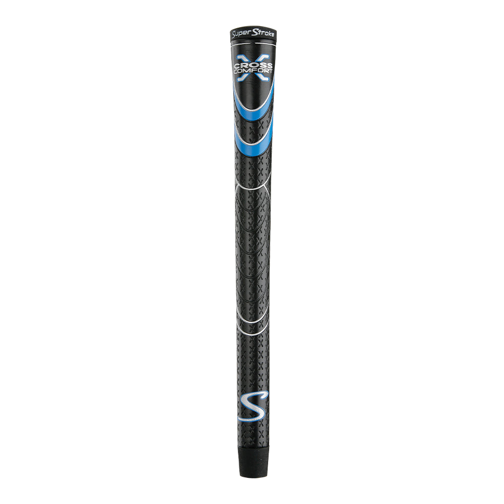 Black and Blue Cross Comfort Golf Grip