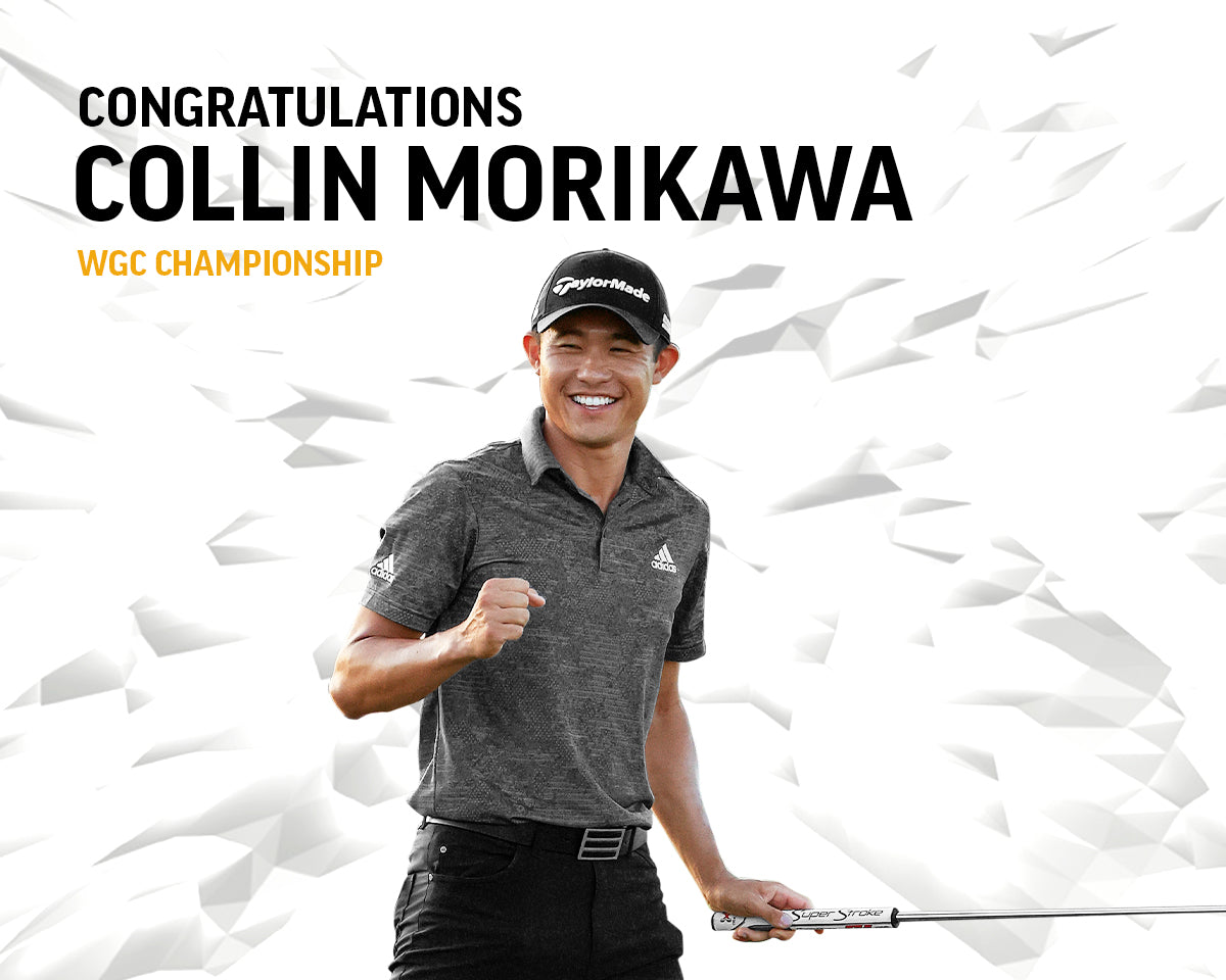 Collin Morikawa wins at the WGC-Workday Championship using a SuperStroke Traxion Tour 1.0.