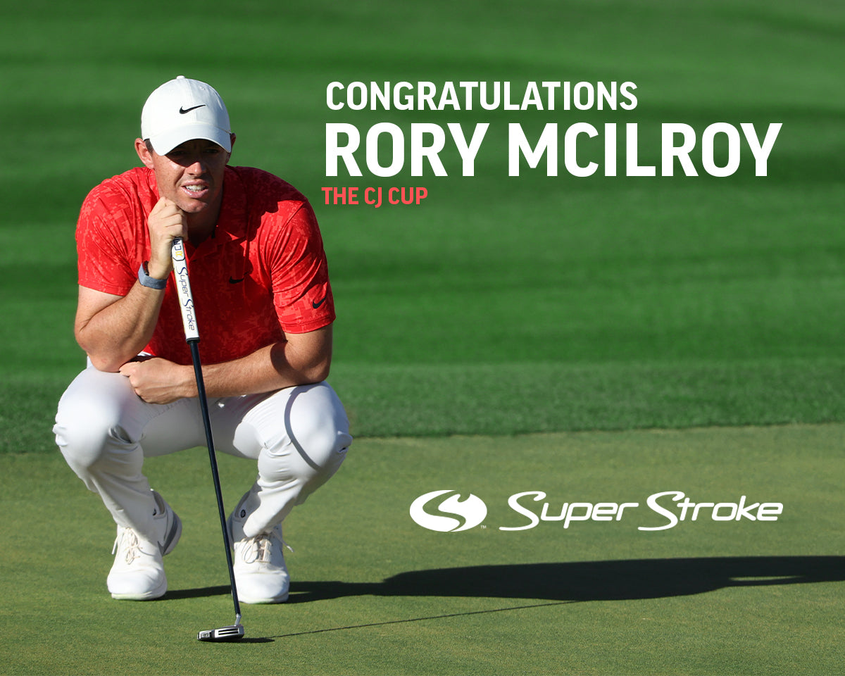 Rory McIlroy Wins The CJ Cup Using a SuperStroke Putter Grip