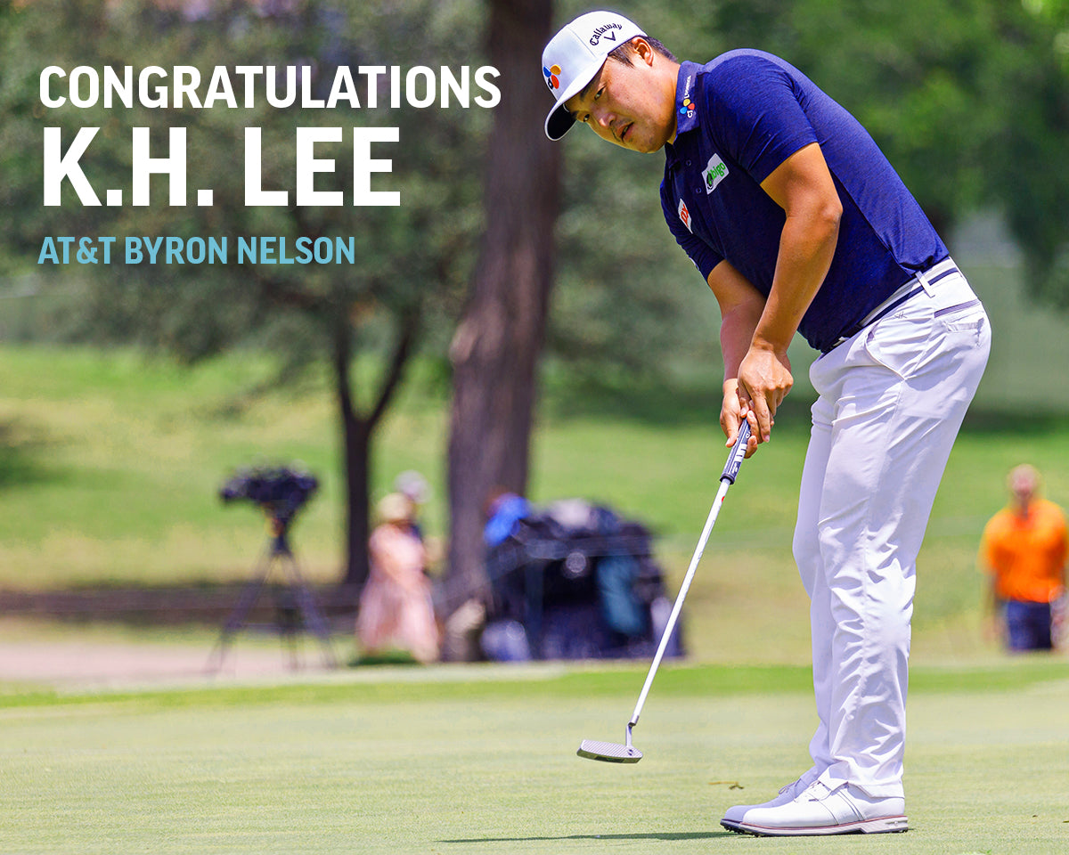 K.H. Lee wins at the AT&T Byron Nelson using SuperStroke Traxion Pistol GT 1.0