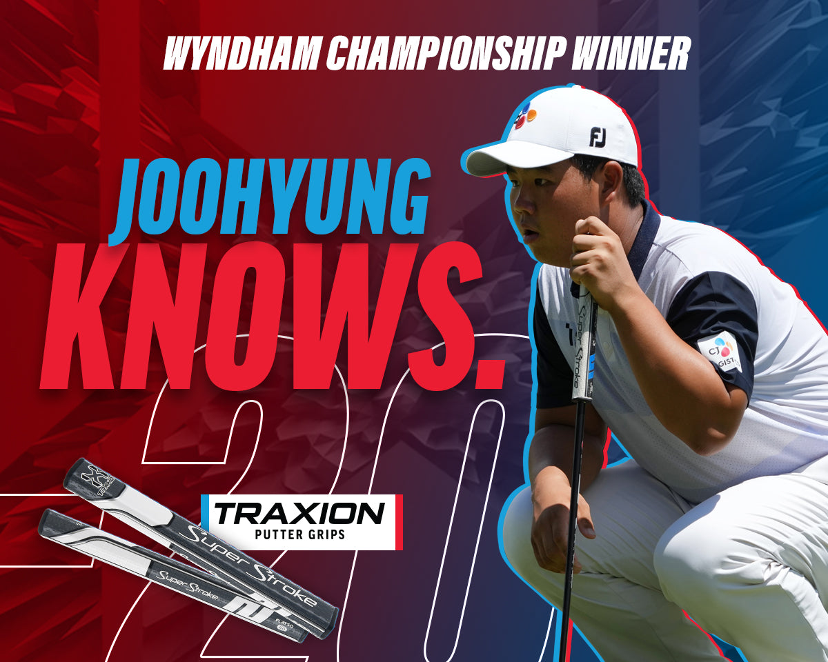 Joohyung Kim Wins the Wyndham Championship With a SuperStroke Putter Grip￼
