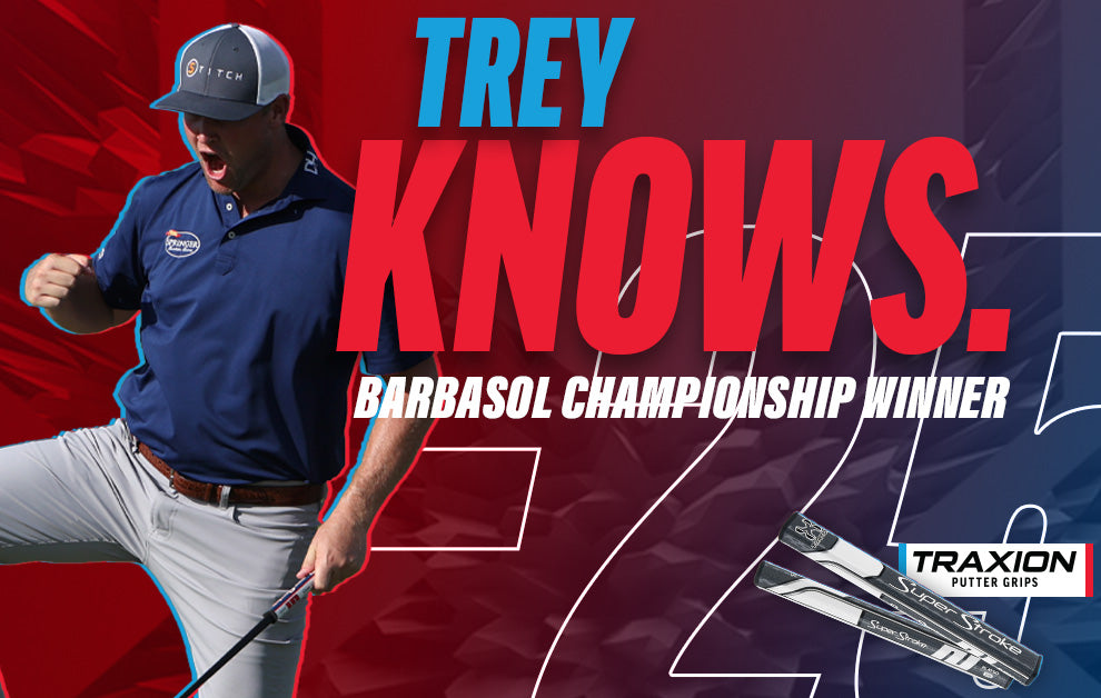 Trey Mullinax Wins the Barbasol Championship with a SuperStroke Putter Grip