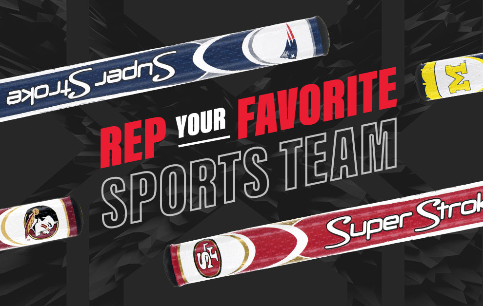 Rep Your Favorite Sports Team on Your Golf Grips
