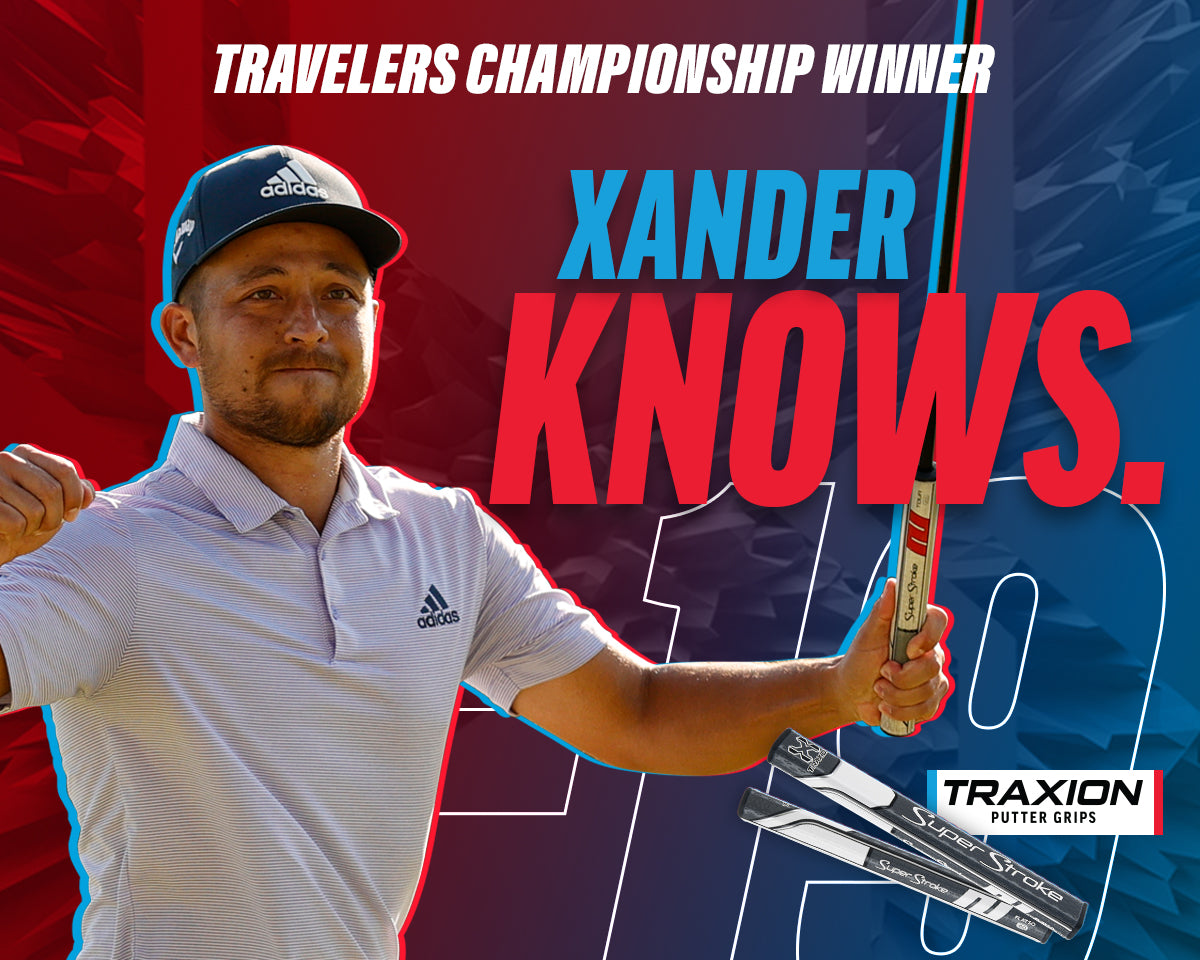 Xander Schauffele Wins the Travelers Championship With a SuperStroke Grip
