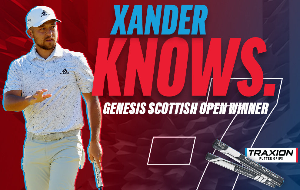 Xander Schauffele Wins the Scottish Open With a SuperStroke Putter Grip