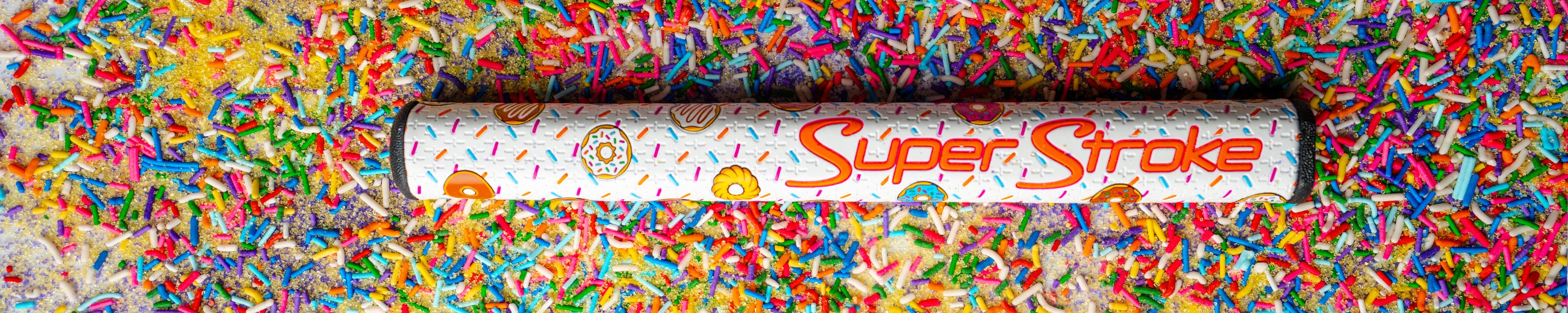 SuperStroke Limited Edition Mardi Gras Putter Grip with Mardi Gras Decorations