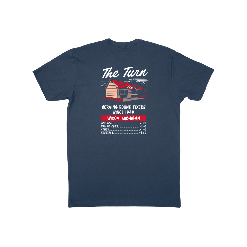 Turn Merch The Turn Heathered Navy Tee