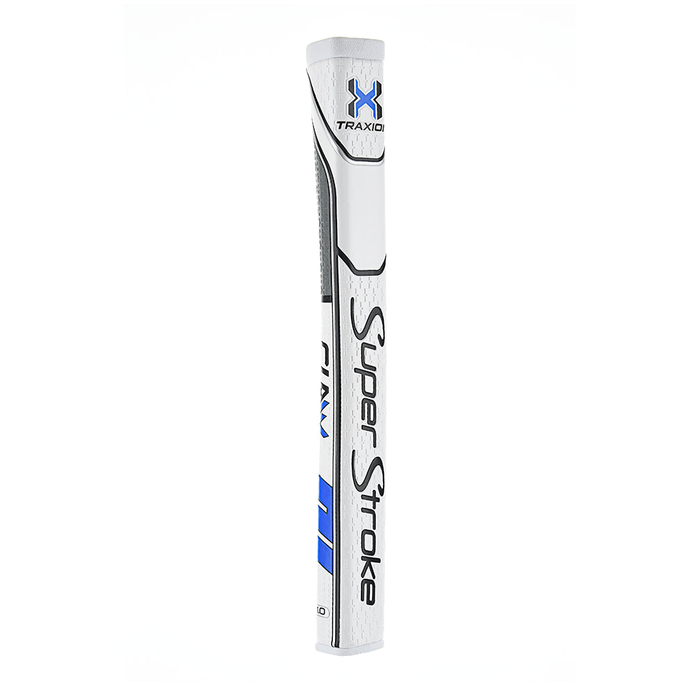 Traxion Claw 1.0 Putter Grip White Blue and Gray