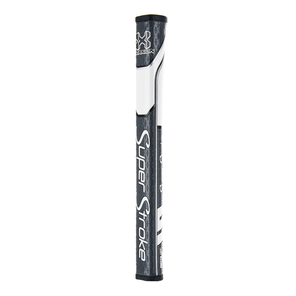 Traxion Pistol GT 1.0 Putter Grip - Gray and White