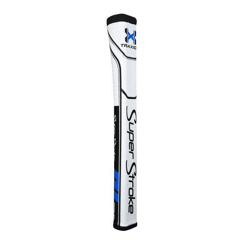 Traxion Pistol GT 2.0 Putter Grip - White Black and Blue
