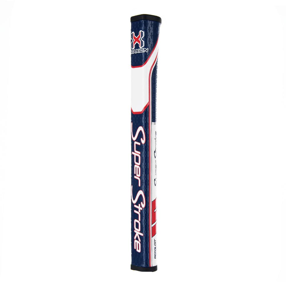 Traxion Pistol GT 1.0 Putter Grip - Blue White and Red