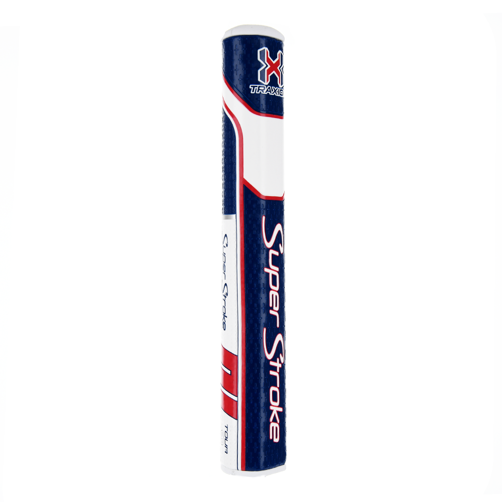 Traxion Tour 5.0 Putter Grip - Blue White and Red