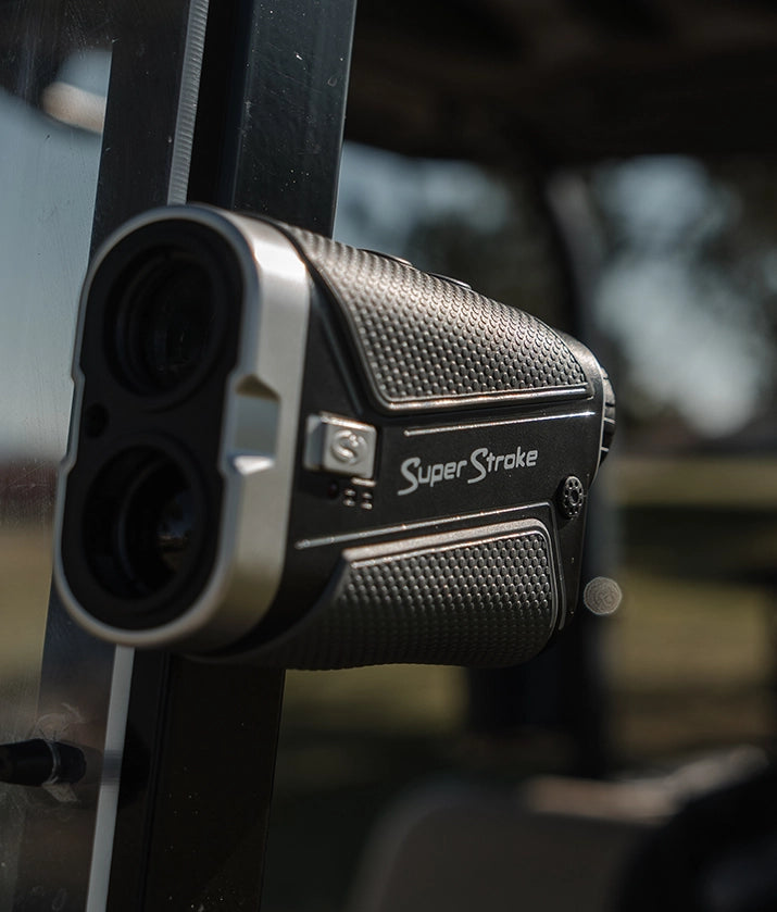 Range Finder on Side of Golf Cart