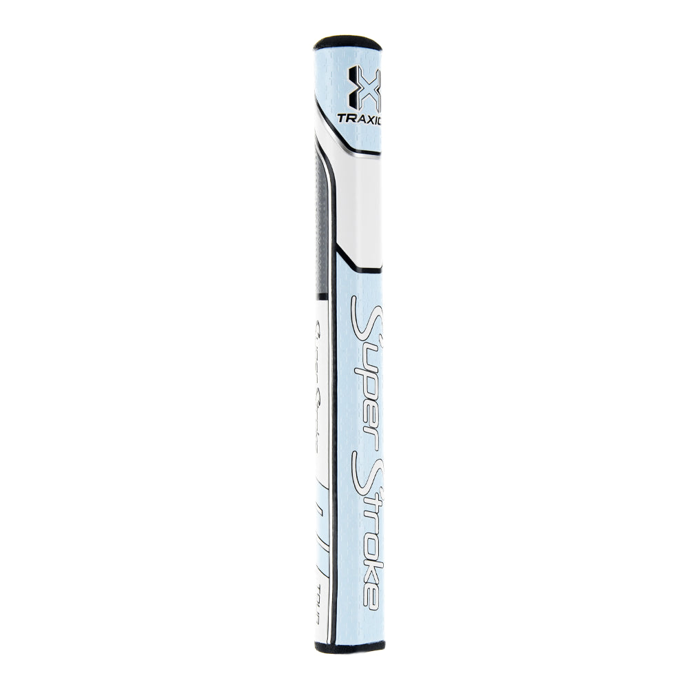 Traxion Tour 2.0 Putter Grip - Light Blue and White
