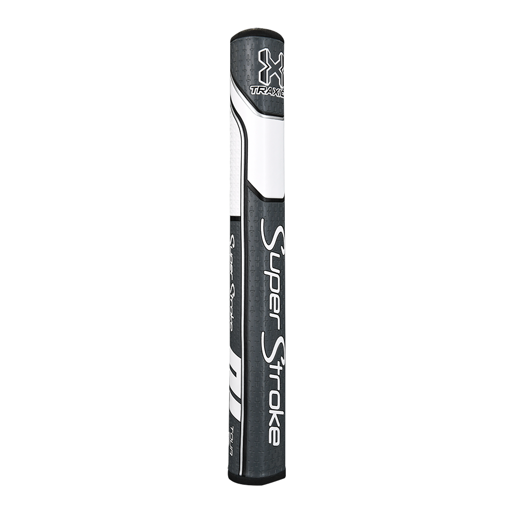 Traxion Tour 3.0 Putter Grip - Gray and White