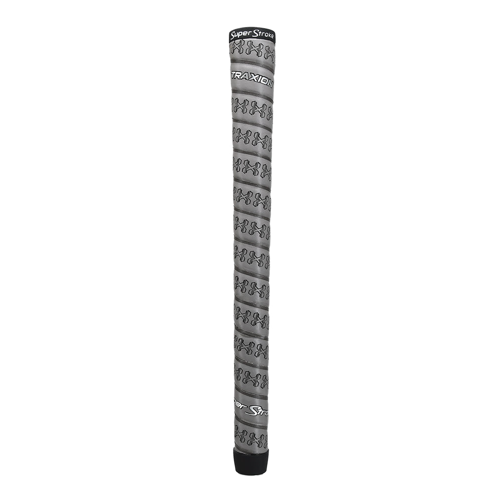 Traxion Wrap Club Grip - Gray with Silver Text