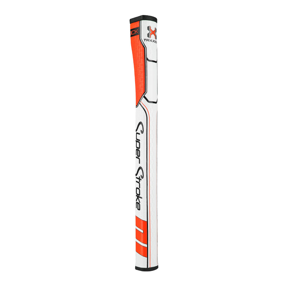 Traxion WristLock Putter Grip - Orange and White