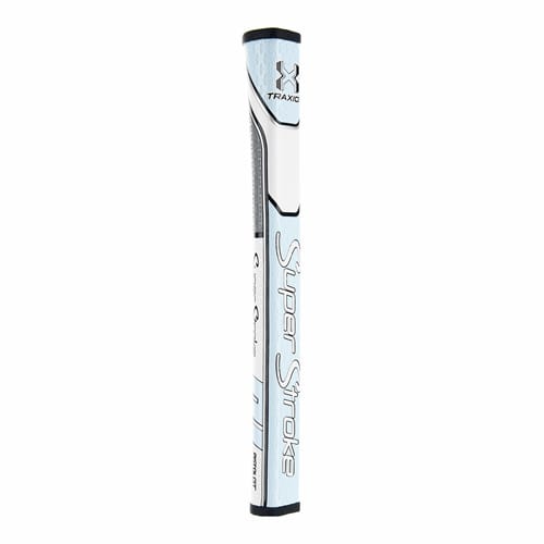 Traxion Pistol GT 1.0 Putter Grip - Light Blue and White